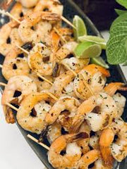 Garlic Prawn Skewers