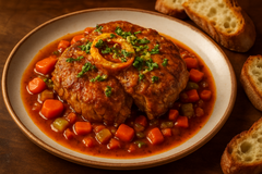 Ossobucco cooked